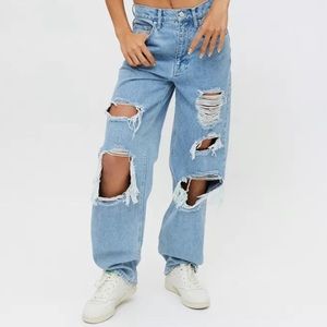 Urban Outfitters BDG High Rise Baggy Ripped Jeans